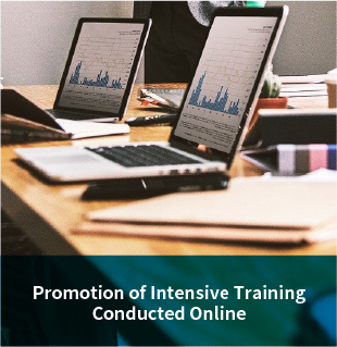 Promotion of intensive Training conducted online