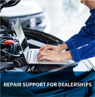 Repair support for dealerships