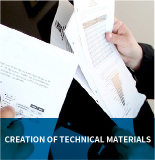 Creation technical materials